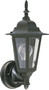 1 Light Cast Aluminum Lantern - Black