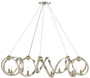 Ringmaster Silver Chandelier