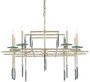 Sethos Silver Rectangular Chandelier
