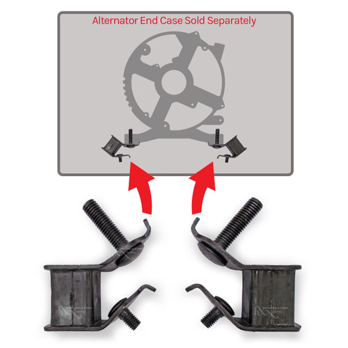 Alternator End Casing Mounts (set of 2) 53902