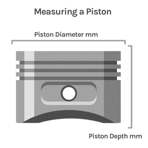 Piston Assembly inc Rings 32008749