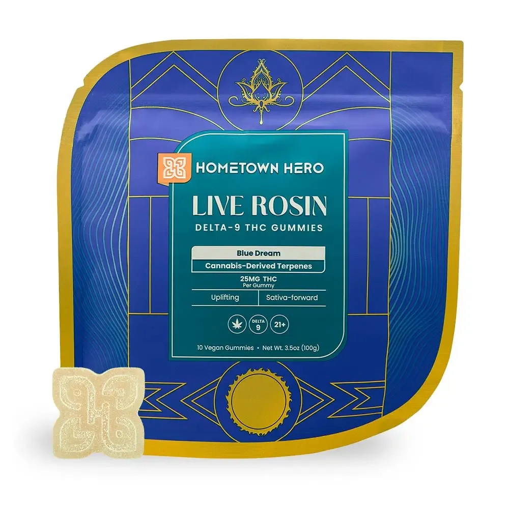 Live Rosin Gummies - Blue Dreams (Sativa) - The Happy Cactus