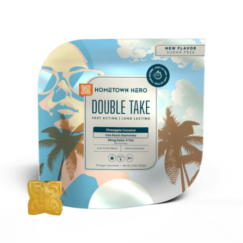 Double Take Gummies - Pineapple Coconut (Sativa)