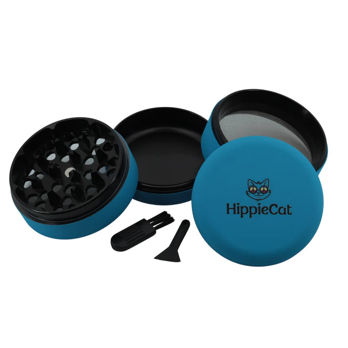 Hippiecat Herb Grinder - Blue - The Happy Cactus