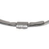 Hose Clamp, Vibration Resistant Lip Lock, 0.025 in Thk, 3/8 in Wd, 2550 deg F, 201 Stainless Steel