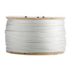 Rope, Solid Braided, 500 ft Lg, White, Nylon, Spool Rope, Solid Braided, 500 ft Lg, White, Nylon, Spool