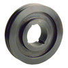 DODGE QD 2-Groove V-Sheave, Type E1, (Use SH Bushing) Cast Iron, Gray