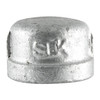 Pipe Cap, Cap, NPS End, Class 150, 150 psi, Hot Dipped, Malleable Iron, Galvanized