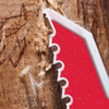 MILWAUKEE AX Sawzall Blade, Demolition,  Tapered Back, 1 in Wd, 0.062 in Thk, Matrix II Teeth, 1/2 in Tang