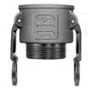 Coupler, Type B,  Cam and Groove, Coupler, 3/4 in, Female Coupler x MNPT End, Domestic