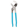Groove Plier, Plastic Dipped, Jaw Tongue, Serrated Jaw, Blue Handle