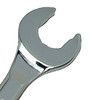 Combination Wrench, Longer Length, Alloy Steel, Satin Chrome Coated, Industrial Heavy Duty, Imperial, 1/2 to 2/3 in