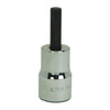 Hex Bit Socket, Standard, Imperial, Square Drive, 3/8 in Drive, Hex Socket, 1-1/16 in Lg, 1/8 to 3/8 in