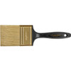 Paint Brush, Chisel, China Bristle Brush, Steel Ferrule, Varnish, Solid Plastic Handle