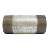 Pipe Nipple, 3 in, NPT End, SCH 40, 2500 psi, -200 to 150 deg F, Seamless,  Welded, Grade B Steel, Galvanized
