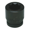 Socket, Standard Length, 1 Impact Rated, Imperial, Square Drive, 3/4 in Drive, 8 -Point, Steel, Black Oxide