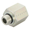 PARKER Hydraulic Adapter, Conversion,  Straight, Male Metric-ORR x FNPT End, Steel, ToughShield Plus, Domestic