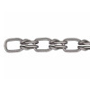 Lock Link Chain, Carbon Steel, Bright Zinc Lock Link Chain, Carbon Steel, Bright Zinc