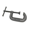 C-Clamp, Light Duty, Ductile Alloy Jaw, Flat Anvil