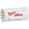 MILWAUKEE Hole Saw, Toothed Cut Edge, Round Shank, White, Multi-Purpose, 1-5/8 in Dp Cut, 3-1/2 TPI or Pitch MILWAUKEE Hole Saw, Toothed Cut Edge, Round Shank, White, Multi-Purpose, 1-5/8 in Dp Cut, 3-1/2 TPI or Pitch