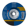 PFERD Grinding Wheel, 5/8 in-11 Center Hole, L Wheel Hardness, 1/4 in Thk Wheel, 24 Grit, Coarse, Type 27 PFERD Grinding Wheel, 5/8 in-11 Center Hole, L Wheel Hardness, 1/4 in Thk Wheel, 24 Grit, Coarse, Type 27