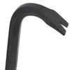Gooseneck Wrecking Bar, Claw Tip, Hex, Carbon Steel, Black Paint