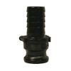 Adapter, Type E,  Cam and Groove, Adapter, Male Adapter x Hose Shank End, 100 psi, 70 deg F, Domestic