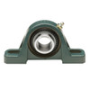DODGE TYPE SC 2 BOLT Pillow Block Ball Bearing Unit, Normal Duty, 5-1/2 to 6.19 in Lg Bolt Center-to-Center, 7.44 in Lg, Steel
