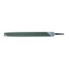 NICHOLSON Lathe File, Flat,  Long Angle, Bastard Cut, Tang, American Coarseness of Cut