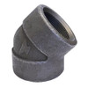 Elbow, 45 deg Elbow, NPS End, SCH 160, 3000 lb, Forged, Steel, 1/4 to 3 in