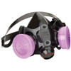 Half Mask Respirator, Air Purifying, Type C, Adjustable Headstrap, Nylon,  Silicone, Blue