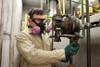 Half Mask Respirator, Air Purifying, Type C, Adjustable Headstrap, Nylon,  Silicone, Blue