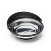 Magnetic Parts Tray, 6 in Dia, 5-1/2 in Lg, 9-1/2 in Wd, 1-3/4 in Ht, Steel, Full Polished Chrome