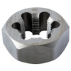 Taper Pipe Die, Re-Threading Hexagon, Imperial, NPT, 1-1/4 in Hex, Right Hand Thread, High Carbon Steel