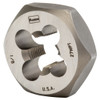 Taper Pipe Die, Re-Threading Hexagon, Imperial, NPT, 1-1/4 in Hex, Right Hand Thread, High Carbon Steel