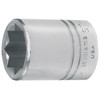 Socket, Standard, Imperial, Square Drive, 1/2 in Drive, Shallow Length Socket, 1-1/2 in Lg, 8 -Point
