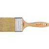 Paint Brush, Chisel, China Bristle Brush, Stainless Steel Ferrule, Sealed, Wood Handle, 2-1/2 to 3 in
