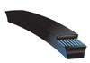 GATES V-Belt, D Section, Wrapped, 1-1/4 in Wd Top, 3/4 in Thk, 1 -Rib, 12.732 in Min Dia Pulley, EPDM