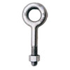 Eye Bolt, Imperial, 3/4 in Dia, Stainless Steel, Hot Dipped Galvanized, 1-1/2 in ID Eye, 3 in Lg Thread