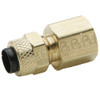PARKER Adapter, Poly-Tite, Compression x FNPT End, 150 psi, 0 to 150 deg F, Brass, Forged, Adapter, Straight