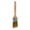 Paint Brush, Angle Sash, Gold Nylon,  Brown China Bristle Brush, Stainless Steel Ferrule, Sealed