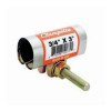 Pipe Patch Clamp, Pre-Formed, 3/4 in Pipe, 304 Stainless Steel, ASTM-F844, Electro Galvanized, Domestic