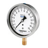 Mechanical Pressure Gauge, Dry, 1/4 in MNPT, 3-1/2 in Dia Dial, +/-1%, 0.2 psi, Dial Display, Stem Mount, 0 to 1000 psi