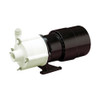 Pump, 115 VAC, 150 deg F, Polypropylene Impeller, Plastic,  Thermoplastic, Magnetic Drive
