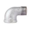 Street Elbow, 90 deg Elbow, NPS End, Class 150, 150 psi, Hot Dipped Galvanized, Malleable Iron, Black Oxide Street Elbow, 90 deg Elbow, NPS End, Class 150, 150 psi, Hot Dipped Galvanized, Malleable Iron, Black Oxide