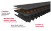 GATES Power Grip GT Synchronous Belt, 8 mm Pitch, -40 to 248 deg F, Curvilinear Tooth, Neoprene, Fiberglass Reinforced, Black