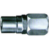 Hose End, Hose x JIC 37 deg Female Swivel End, Stainless Steel