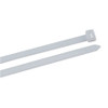 Cable Tie, Heavy Duty, 0.35 in Wd, 0.072 in Thk, Double Lock, 175 lb Tensile, 32 to 185 deg F, Nylon