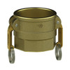 Coupler, Type D,  Cam and Groove, Coupler, Female Coupler x FNPT End, -150 deg F, Brass, Casting, Domestic