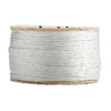 Rope, Solid Braided, 1000 ft Lg, White, Nylon, Spool